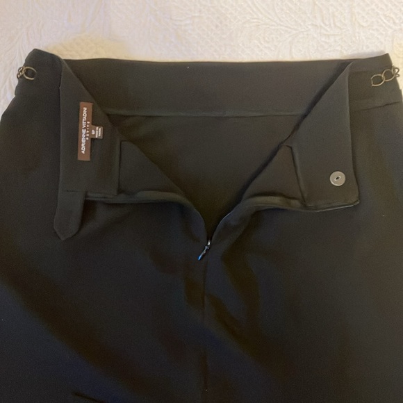 Adrienne Vittadini Black Career Skirt Sz 8P - Picture 6 of 10